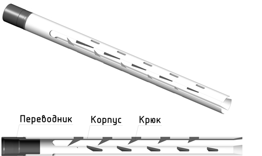 Удочка ловильная для кабеля наружная ПИКН